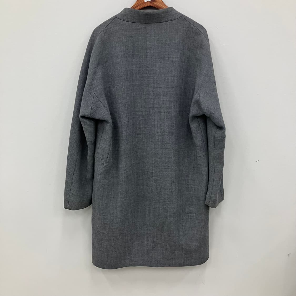 시스템 그레이 카라리스 울 가운 코트 95 상품이미지2