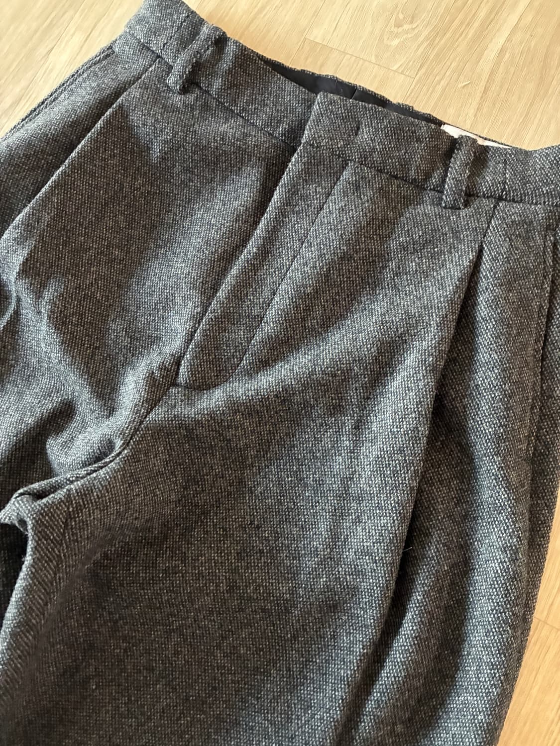 토니웩 딥 턱 와이드레그 트라우저 상품이미지2