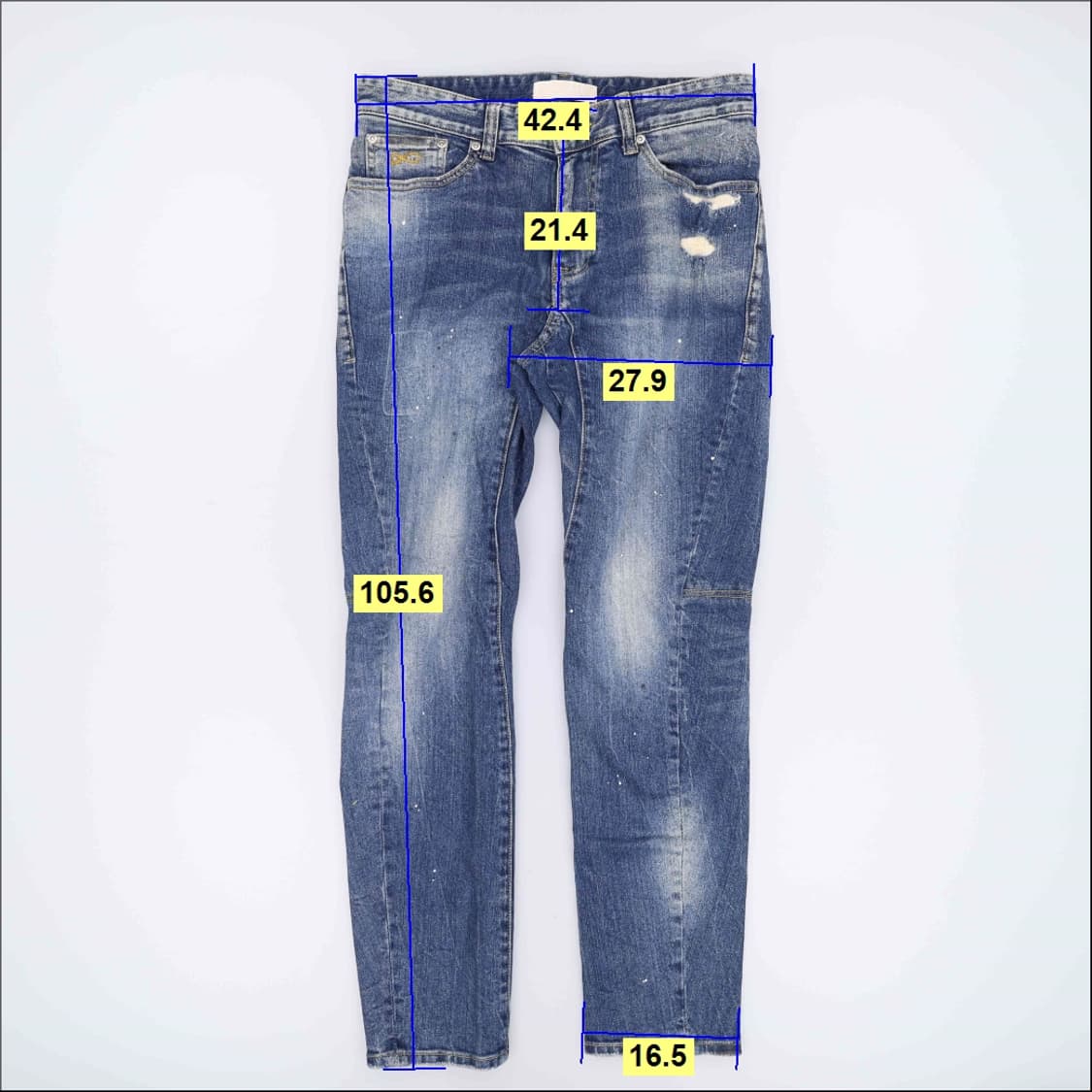 M32 플랙 워싱 데님팬츠 0520H 상품이미지7