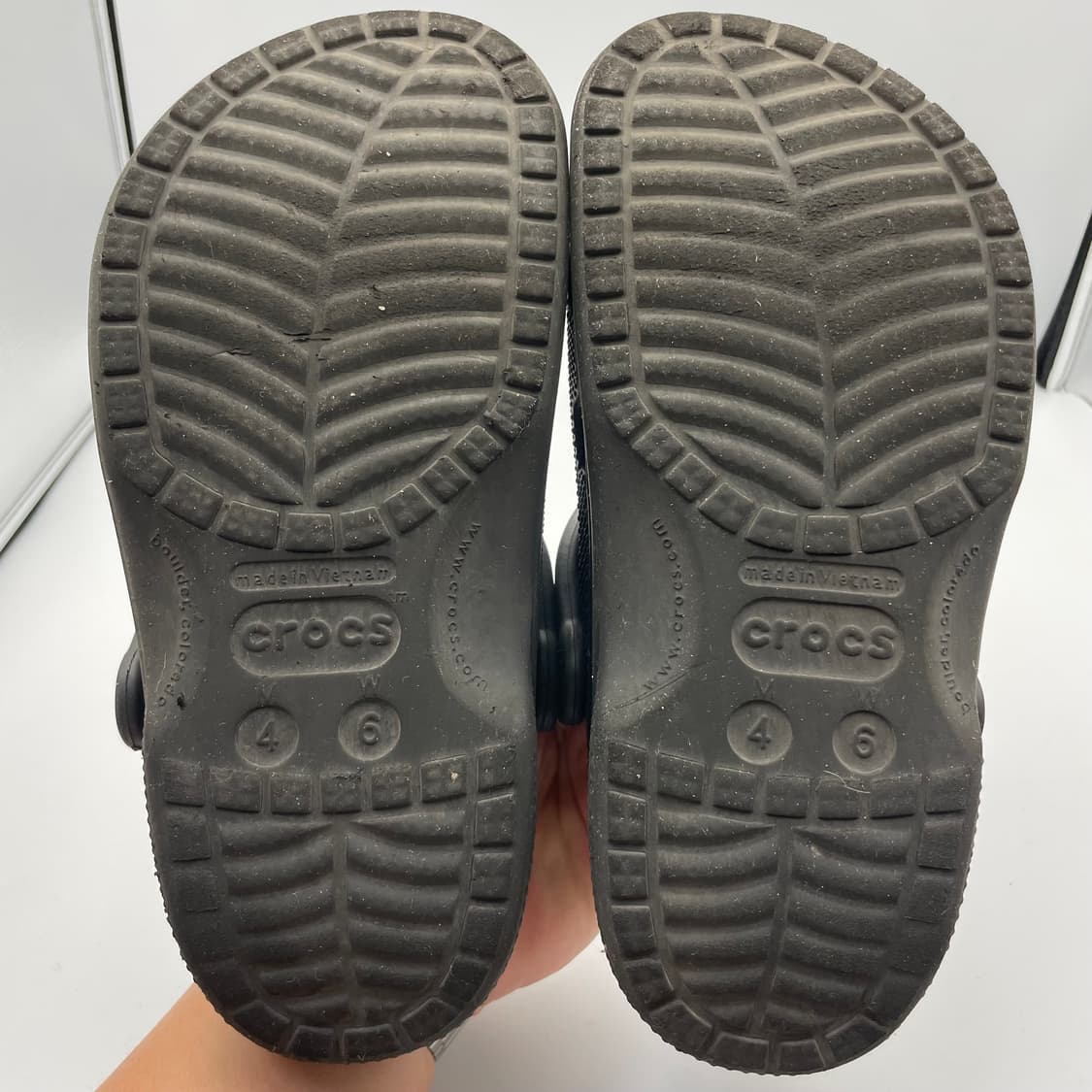 크록스 블랙 클로그 샌들 슬리퍼 W6 / 230 상품이미지7