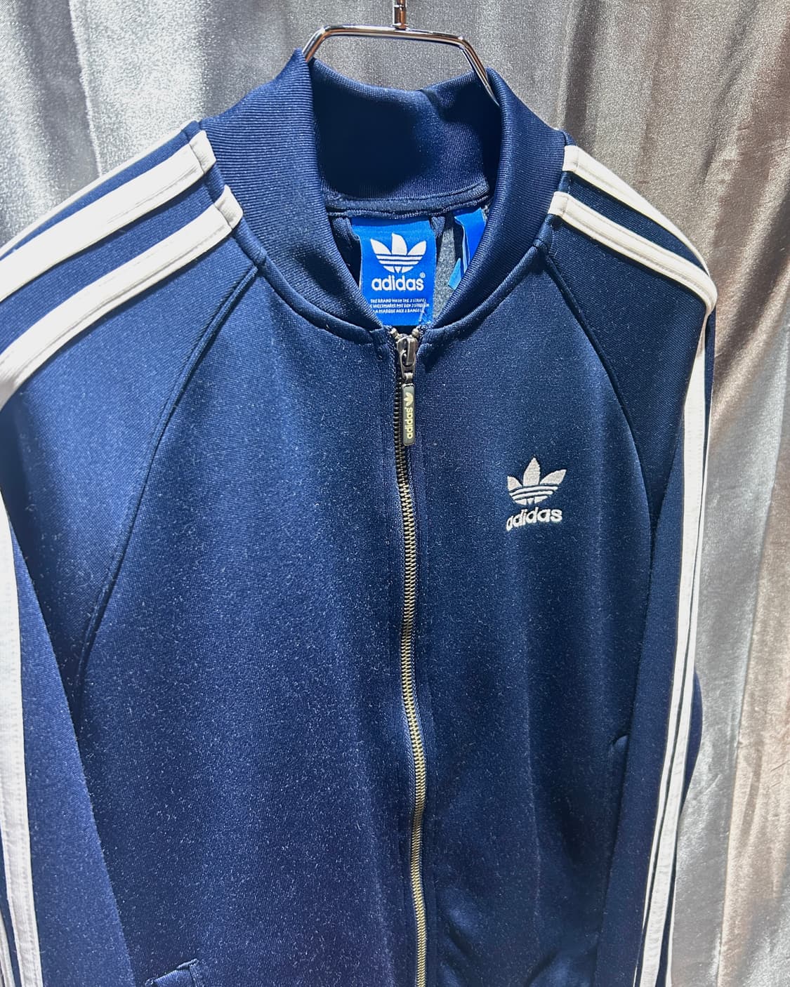 S 아디다스 파이어버드 네이비 카라리스 트랙탑 상품이미지4