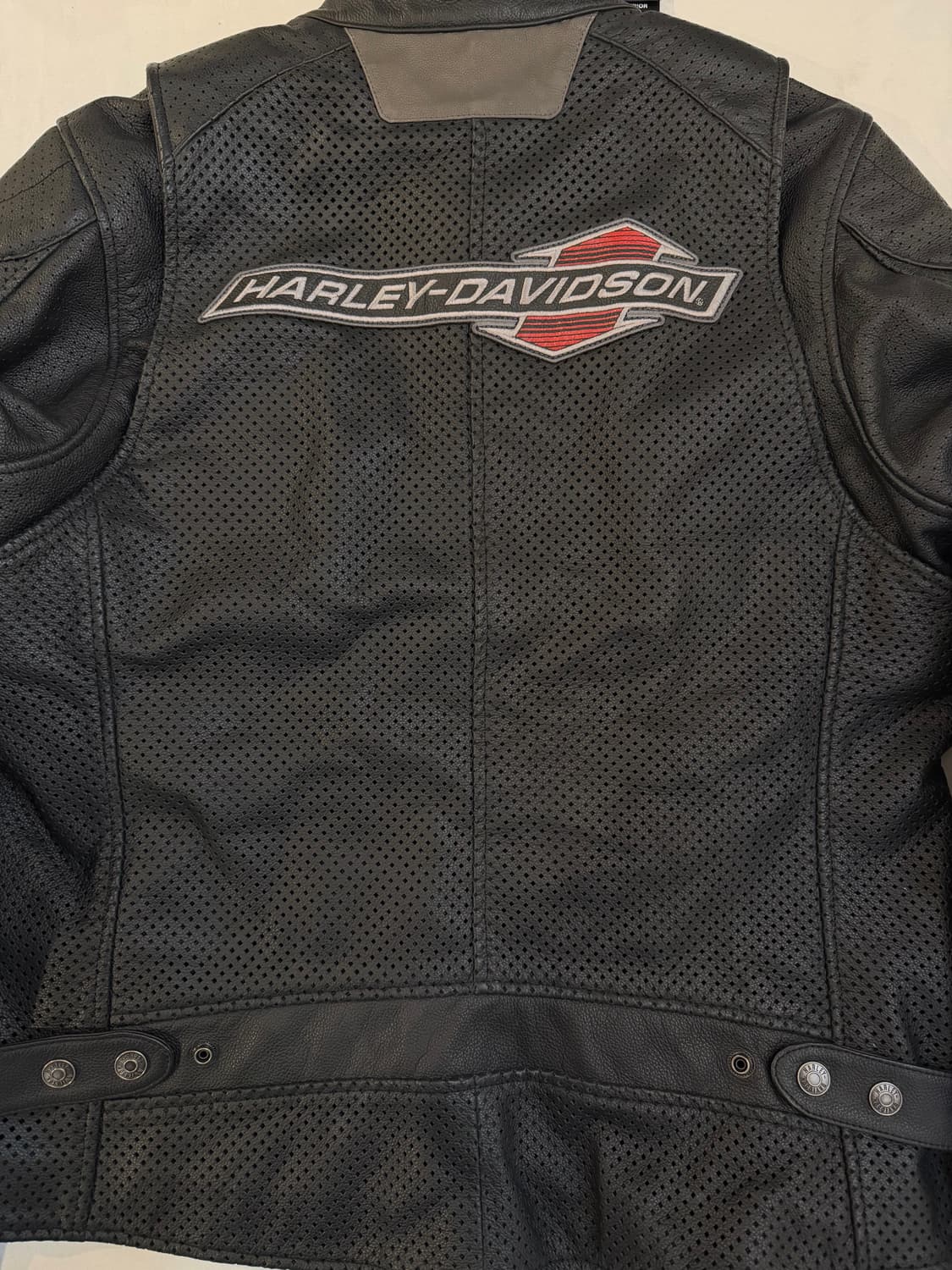 할리데이비슨 만타 메쉬 소가죽 라이더자켓 블랙 상품이미지6