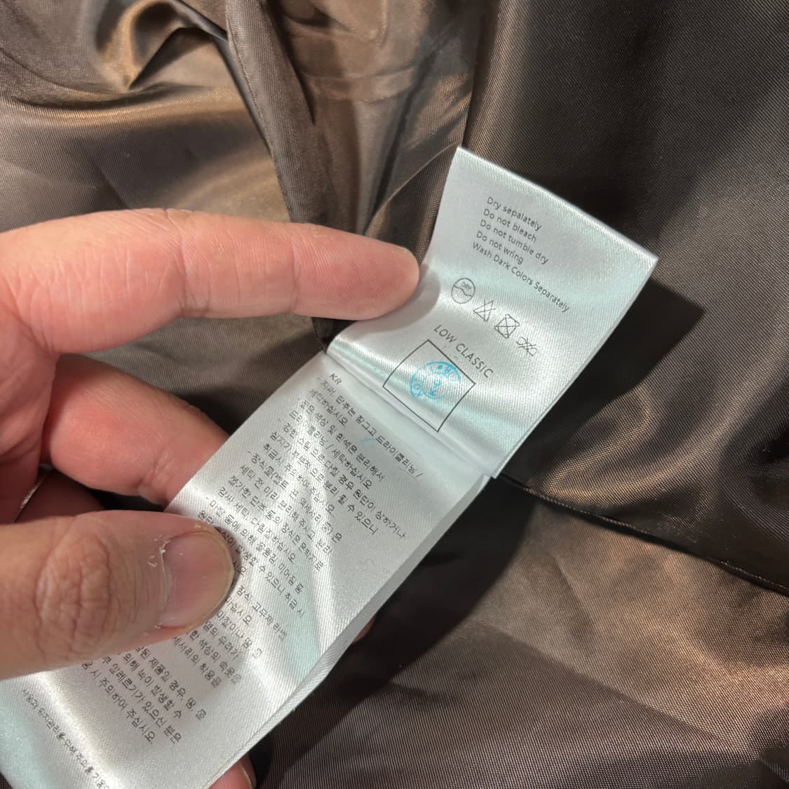 [W] 로우클래식 W컨셉 울 벨트 코트 브라운 (S) 상품이미지6