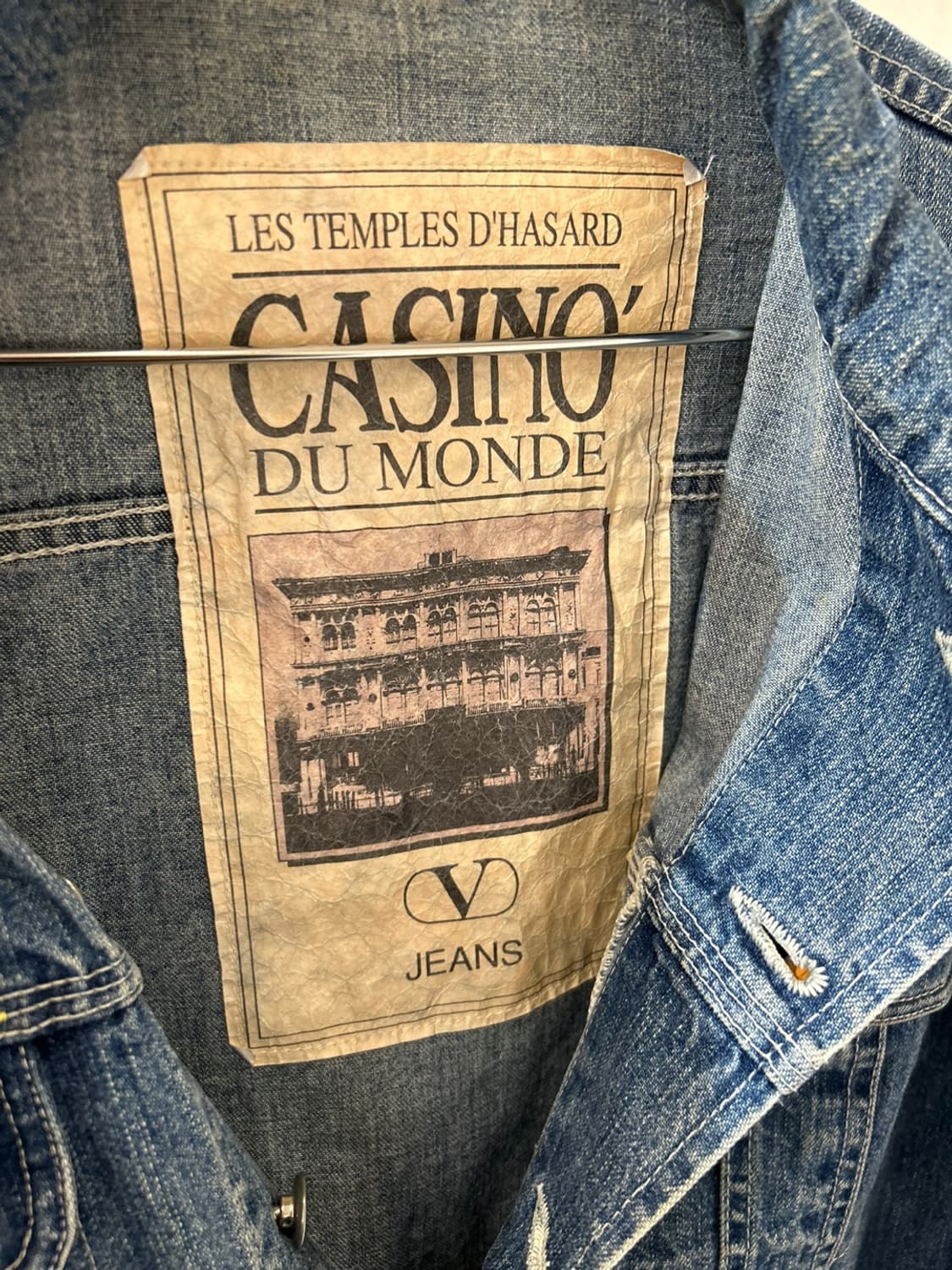 발렌티노 CASINO DU MONDE 데님 청자켓 상품이미지3