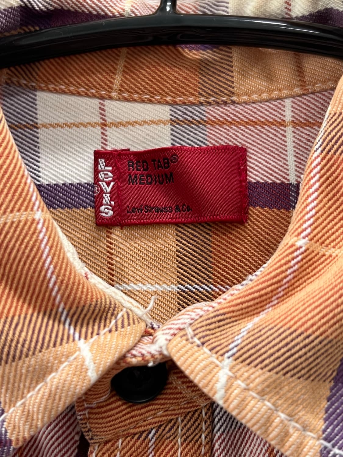 리바이스 레드탭 체크 셔츠 상품이미지4