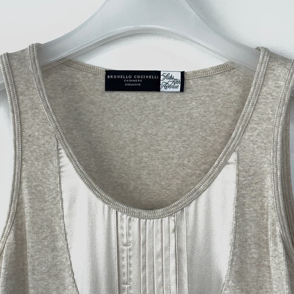 브루넬로 쿠치넬리 플리츠 패널 탑 상품이미지2