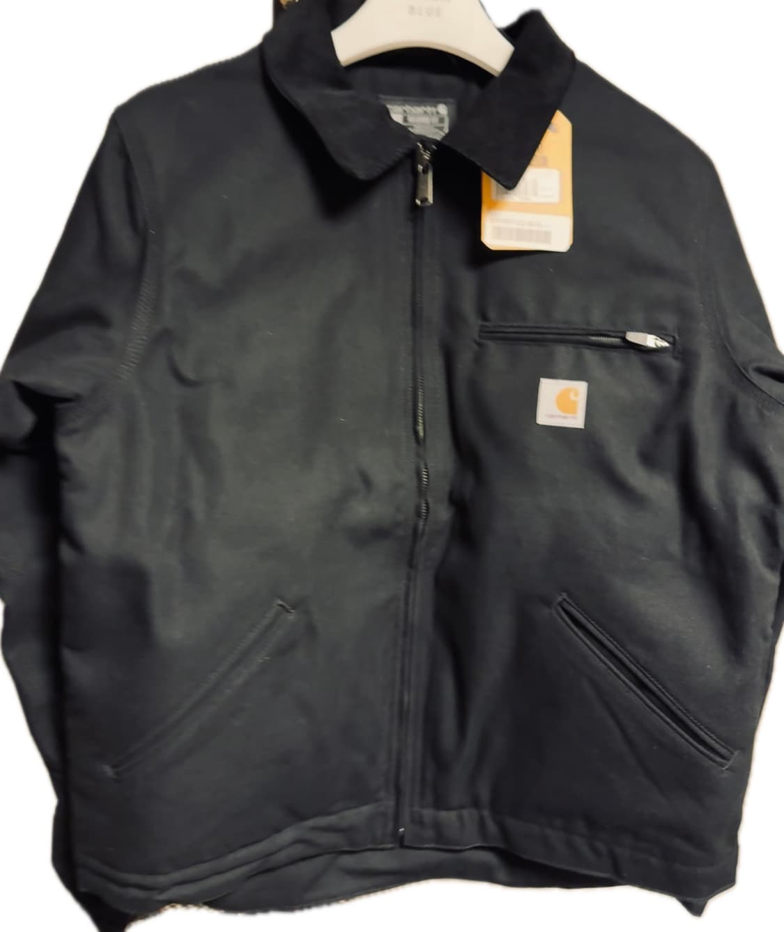 칼하트US 블랭킷 디트로이트 자켓 블랙 0J3828-M 새제품 상품이미지2