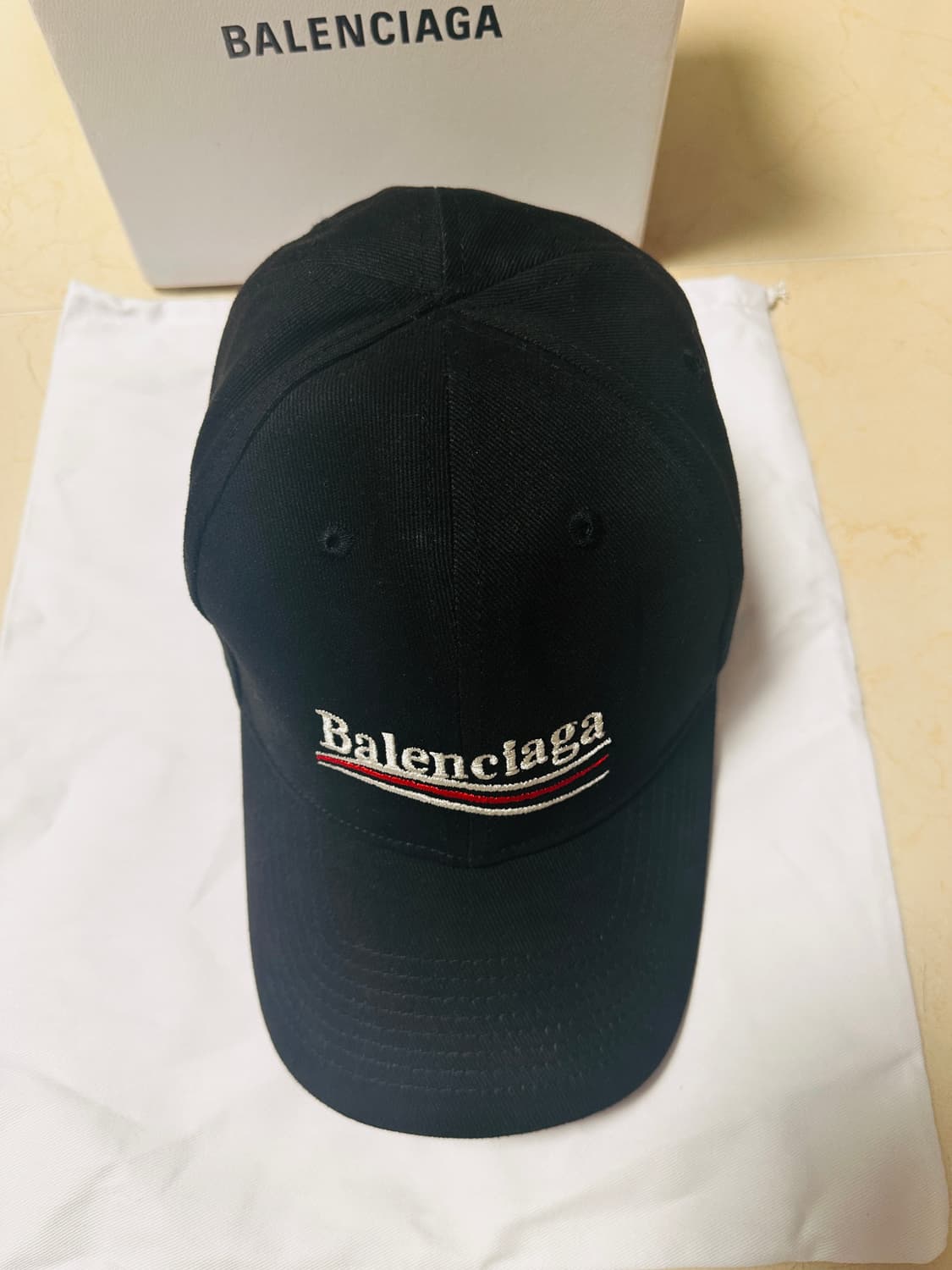 발렌시아가 볼캡 남녀공용 블랙 상품이미지1