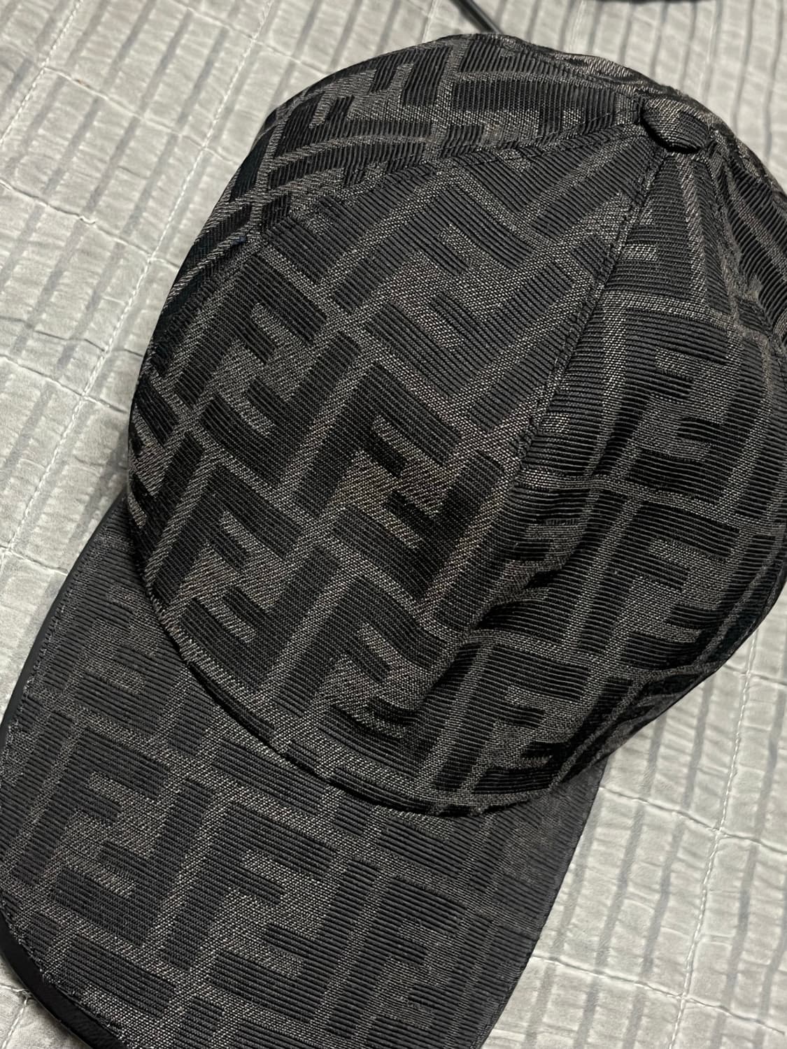 펜디 FF 자카드 볼캡 블랙 상품이미지1