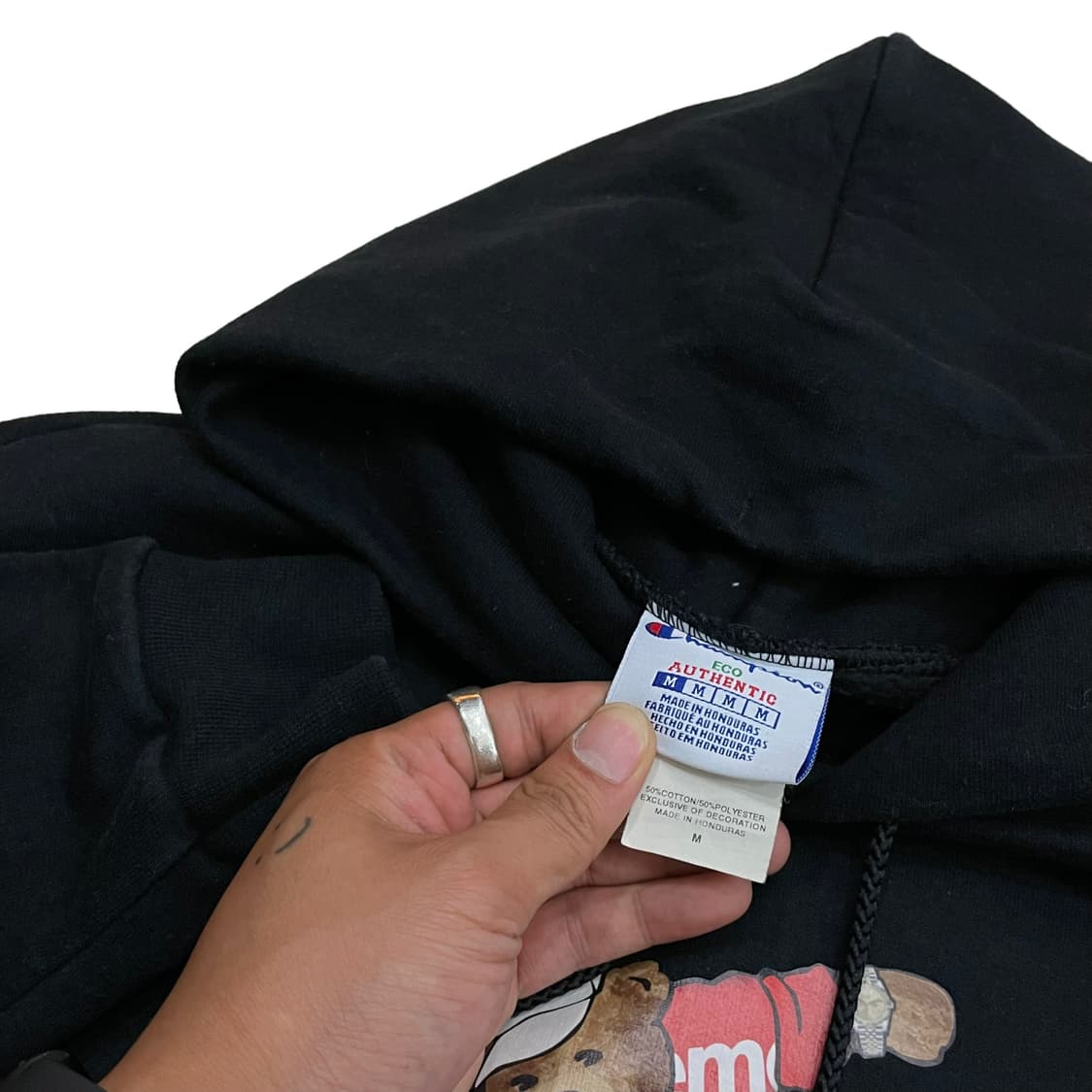  (M~L) 챔피온 베어로고 후드티 상품이미지5