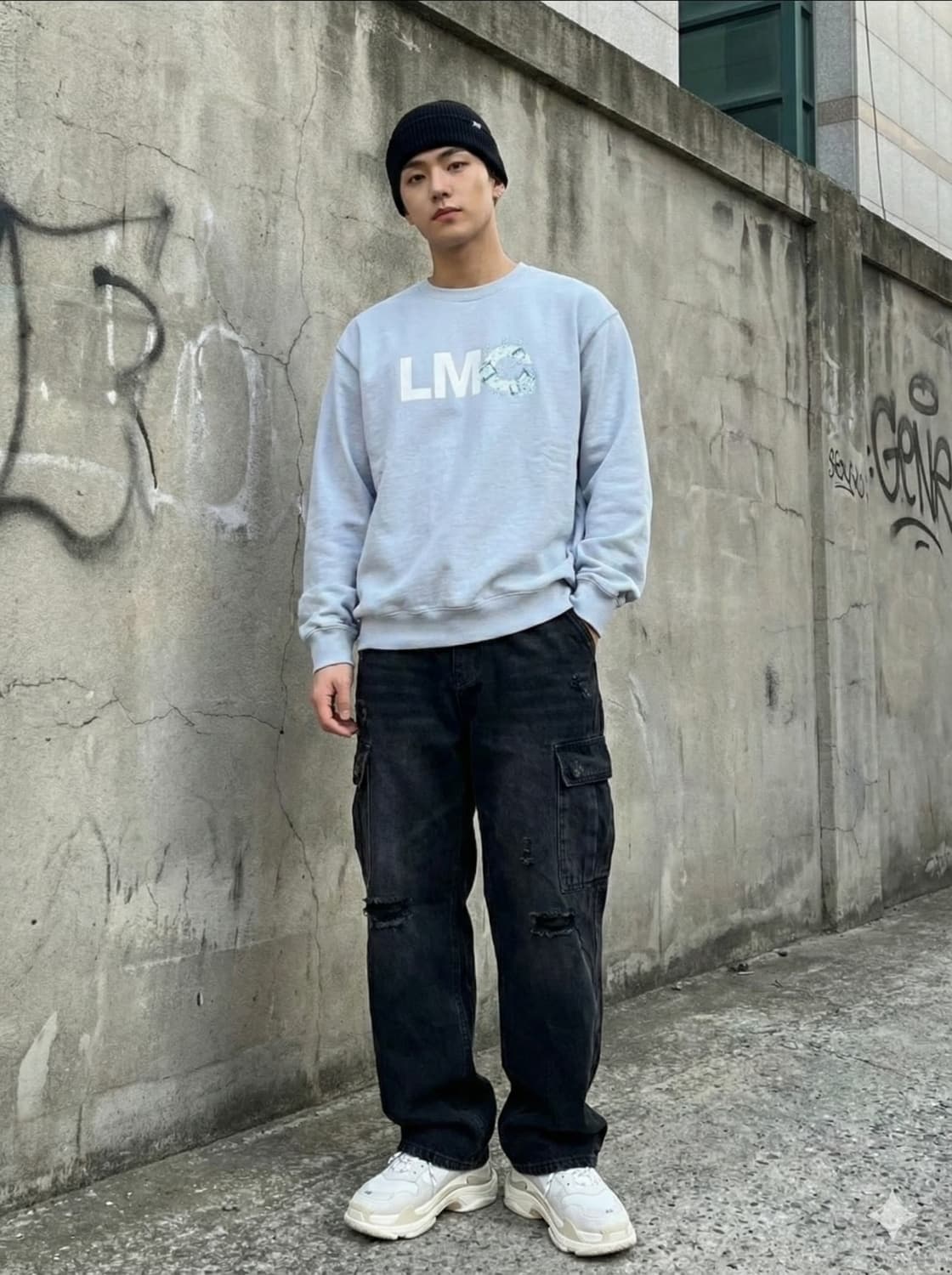 LMC SPARKLING ICE SWEATSHIRT ash blue_M 상품이미지1