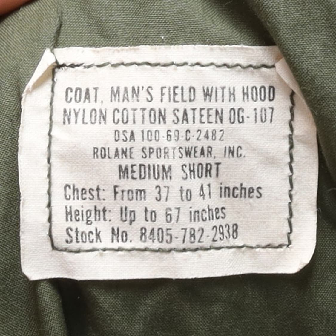 미군오리지널60’s US Army 2nd M-65 Field Jacket 상품이미지8