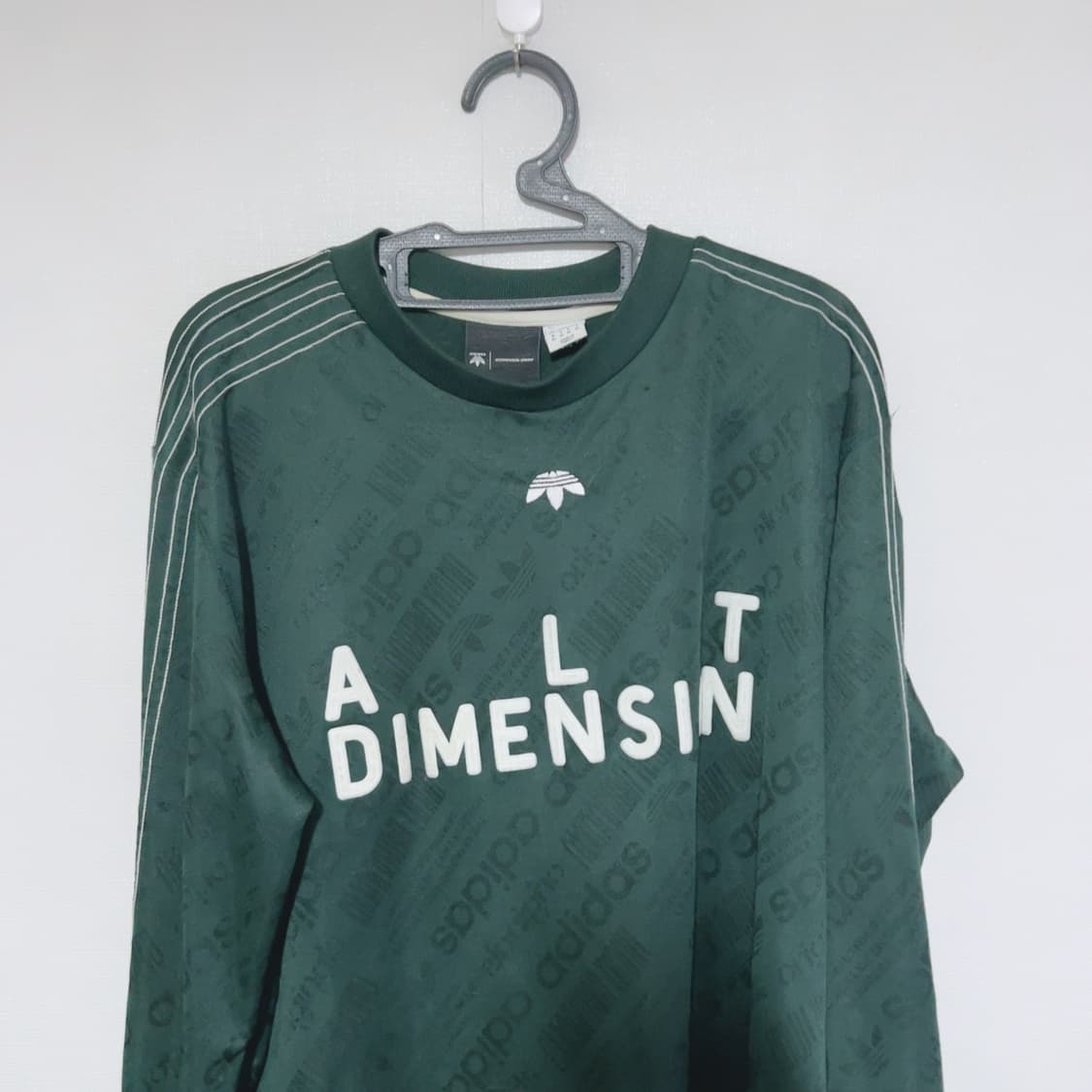 아디다스x알렉산더맥퀸 그린 블록코어 봄 공용 유니폼 상품이미지2