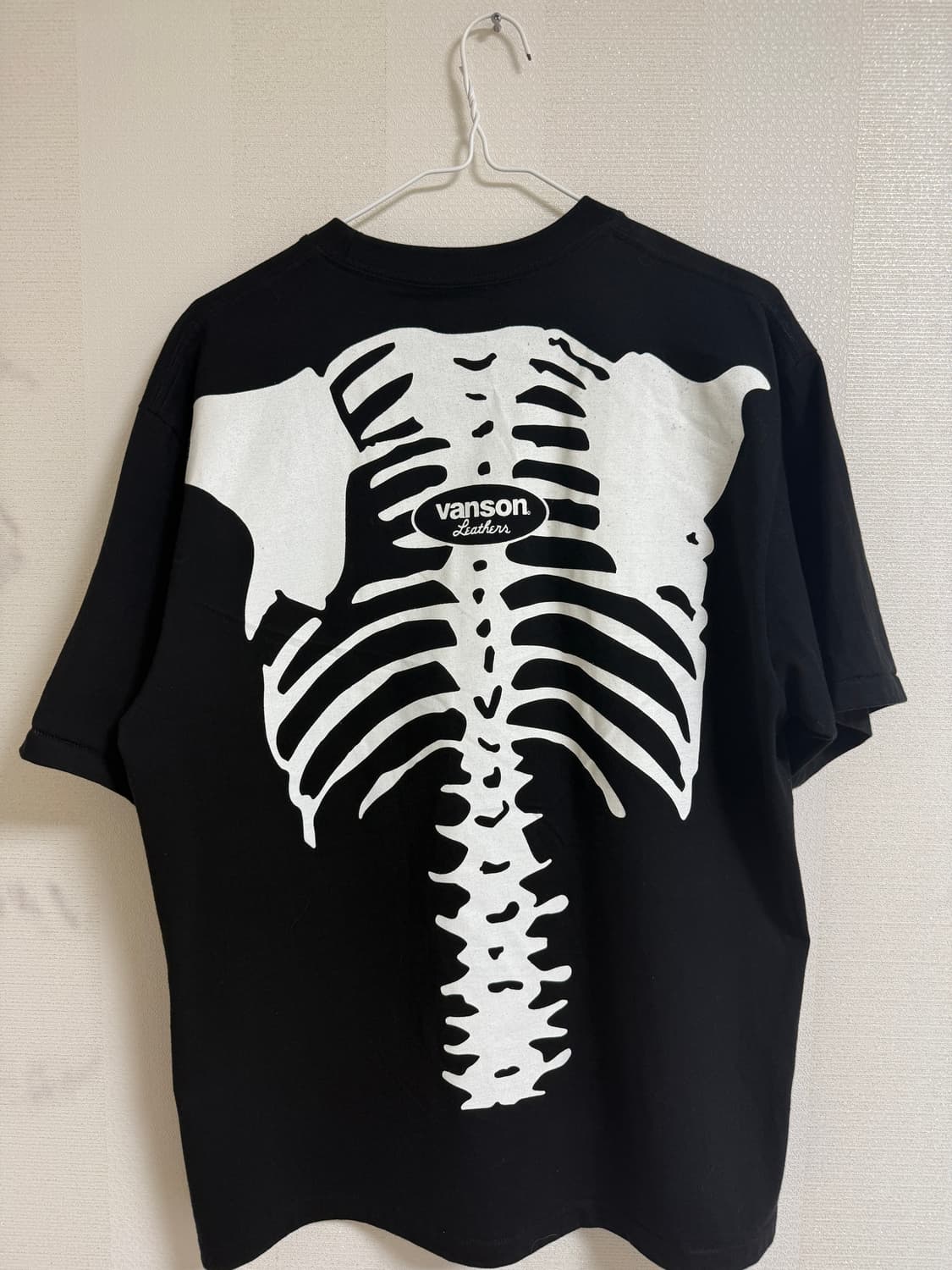 vanson Bone T-shirt / Black 상품이미지2