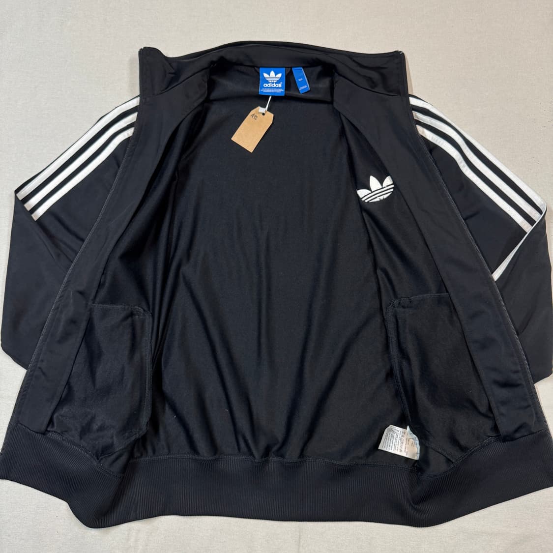 100) 아디다스 파이어버드 삼선 져지 트랙탑 집업 블랙 A92 상품이미지5