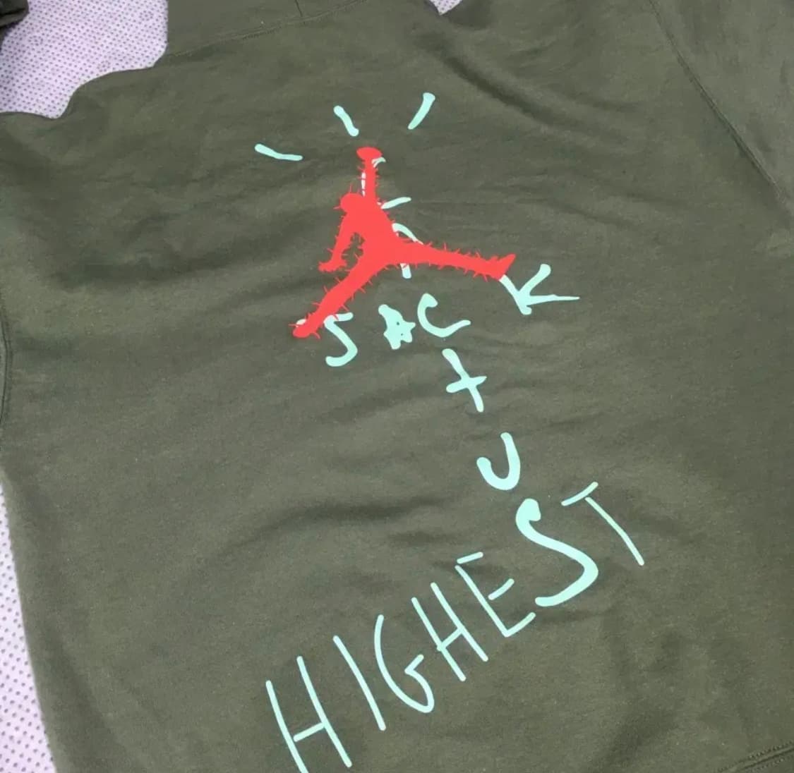 나이키 조던 트래비스스캇 콜라보 후드티 LL22 상품이미지4