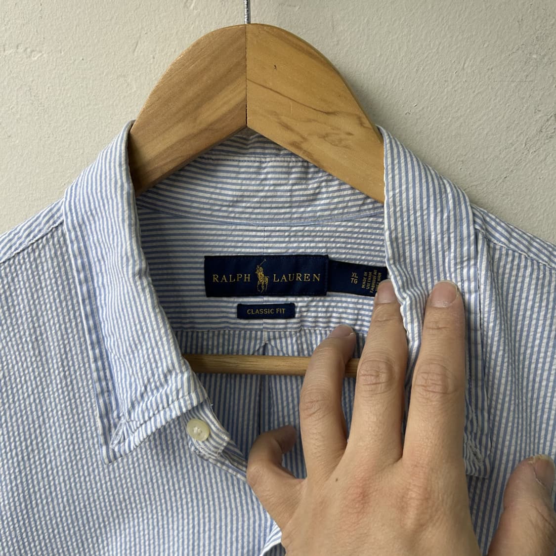 16679 - 폴로 랄프로렌 스트라이프 시어서커 셔츠 상품이미지3