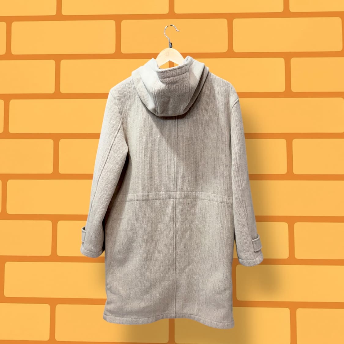 Hound 해링본 울 하프 코트 (XL) 상품이미지4