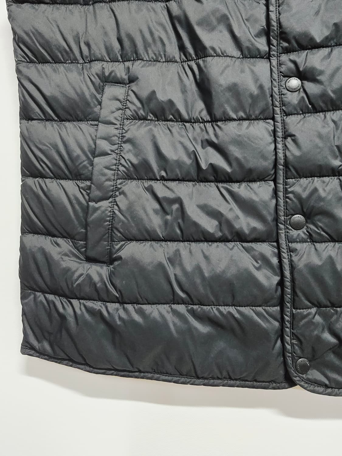 내셔널지오그래픽 블랙 구스다운패딩 조끼100 상품이미지3