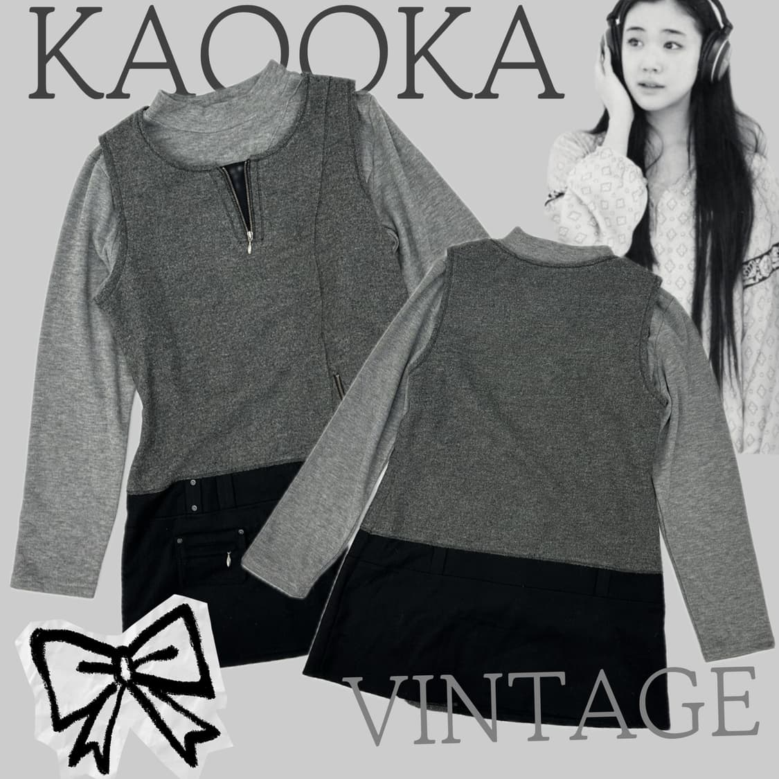 🖤하구미의 원피스 코디세트🖤레이어드  펑크 보헤미안 에스닉  상품이미지1