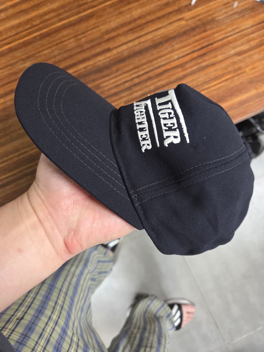 빈티지 타이거 자수로고 모자 프리 상품이미지5