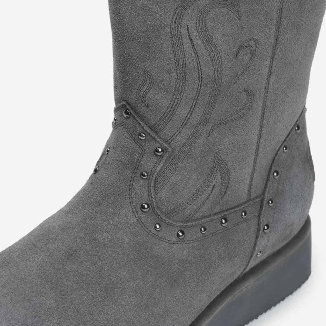 이크닉 X 오도어 웨스턴 퍼 부츠 그레이 240 상품이미지7