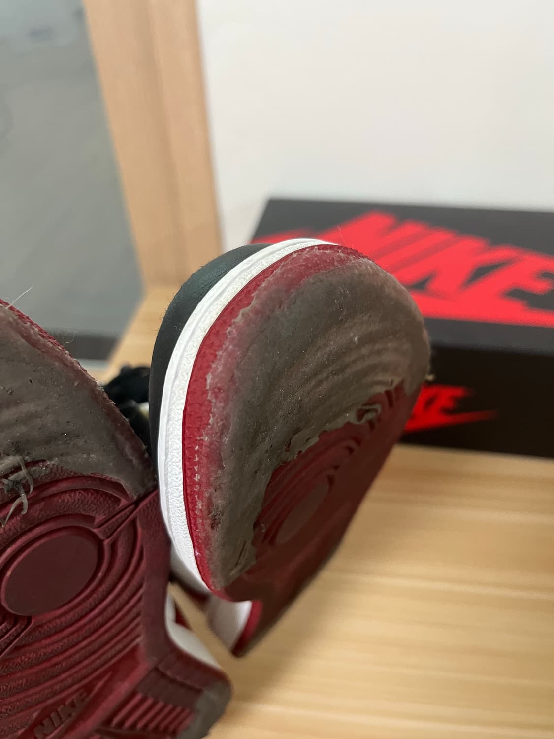 [255] 나이키 조던1 og 하이 블랙토 2016 상품이미지7