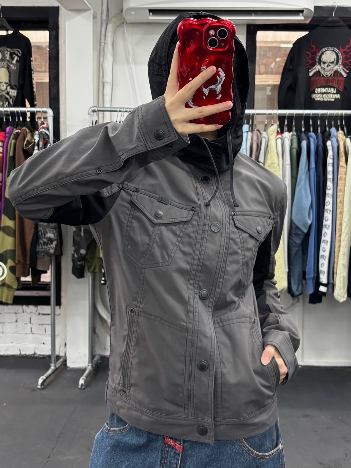 아르마니 익스체인지 코튼 후디자켓 상품이미지4