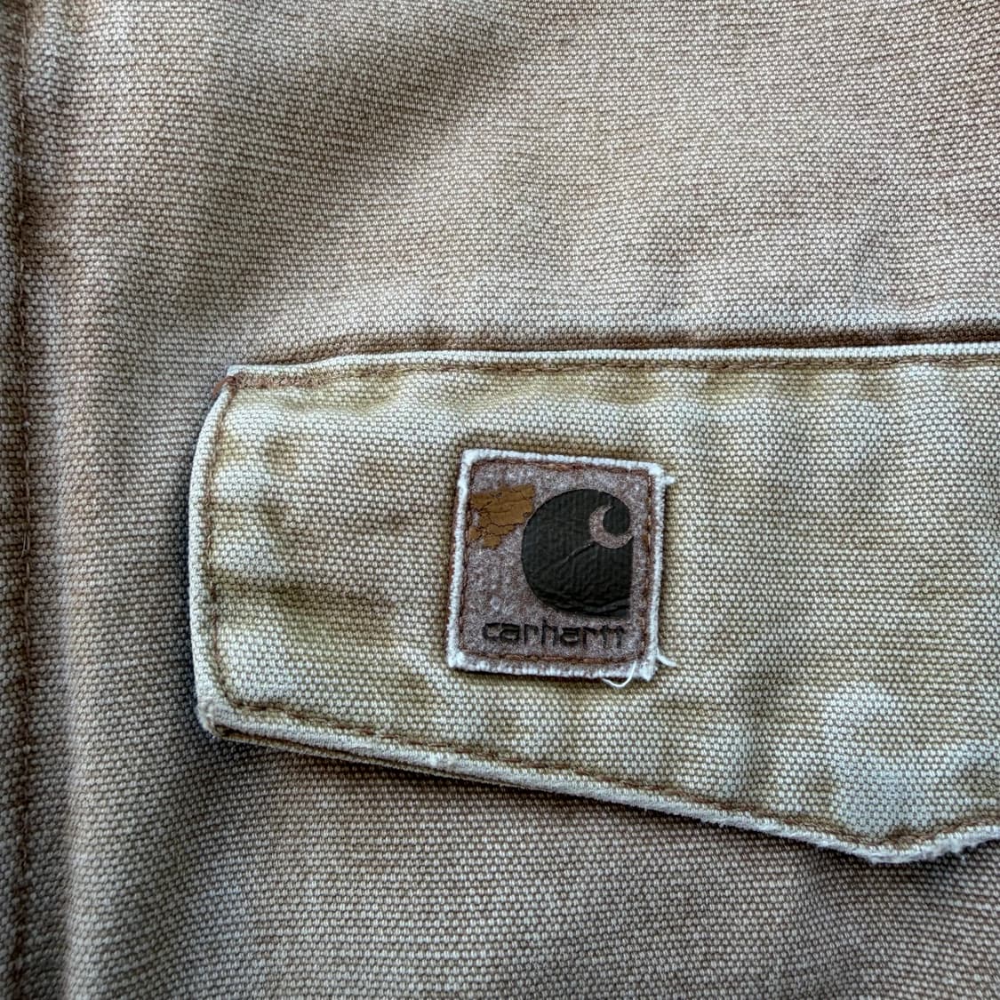 빈티지 칼하트 J165 BRN 워크 자켓 M 상품이미지7