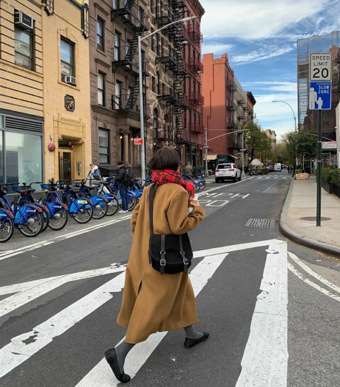 위드아웃썸머 체크 머플러 레드 상품이미지4