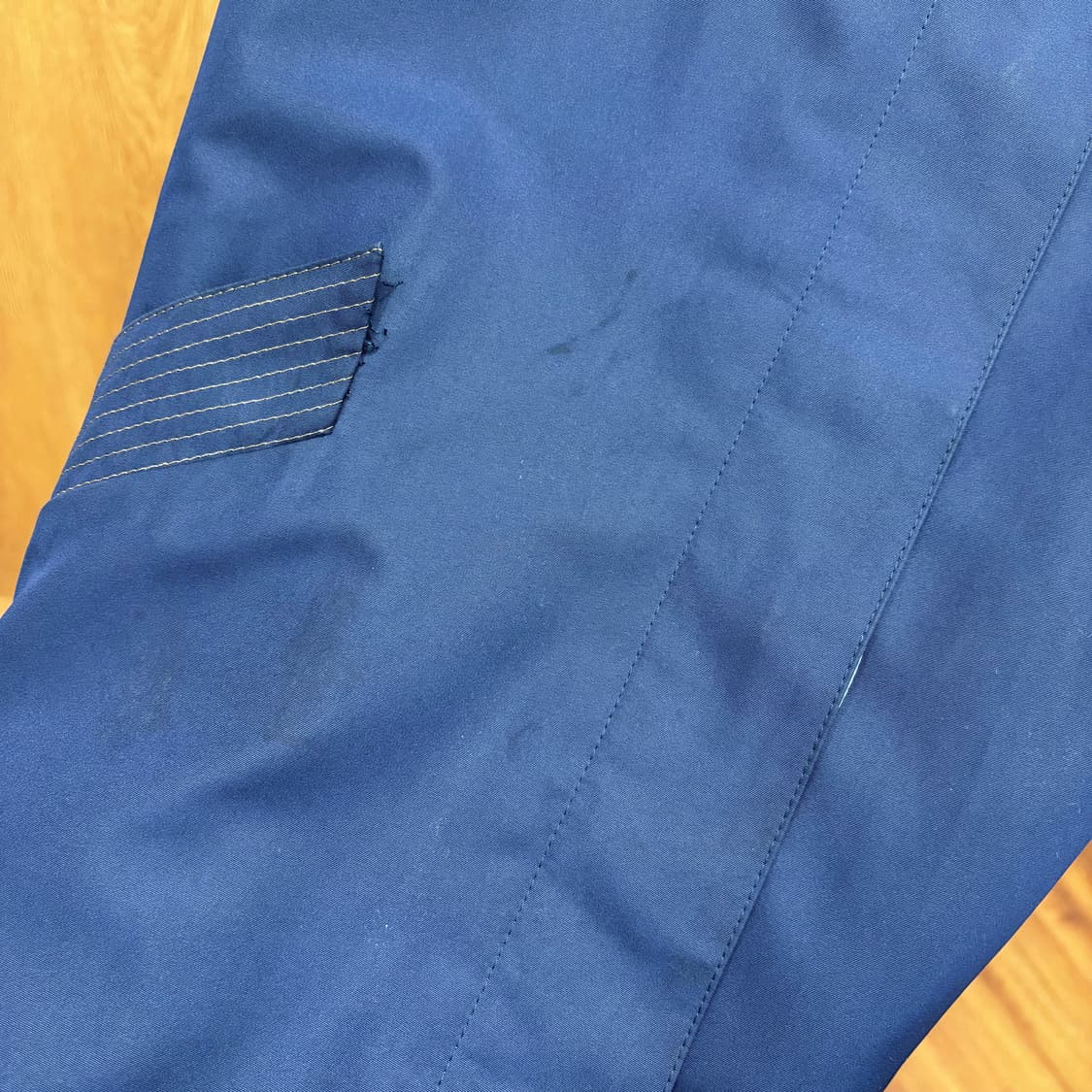 크리스찬 디올 프레타포르테 싱글 롱코트 숄더 퍼프 스티치 디테일 블루 상품이미지9