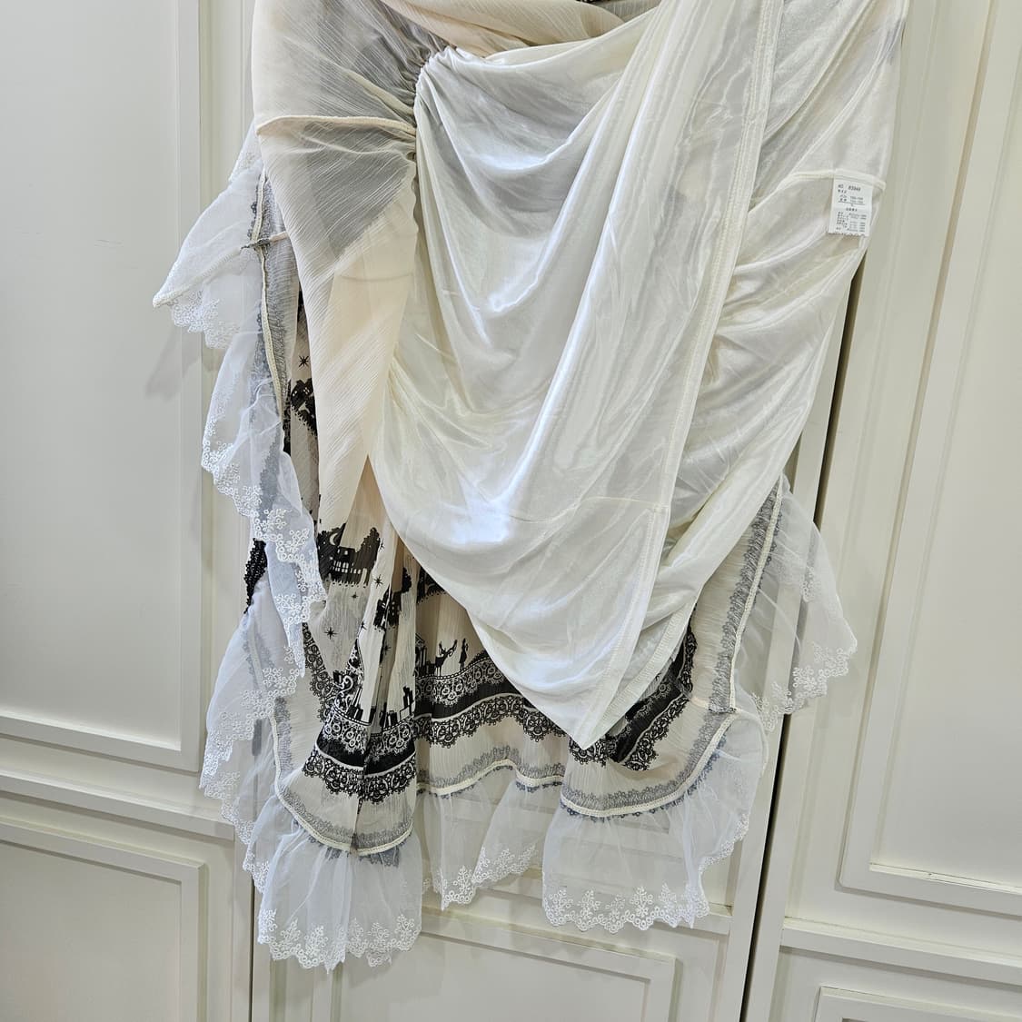 궁전 프린트 레이스 원피스 상품이미지6