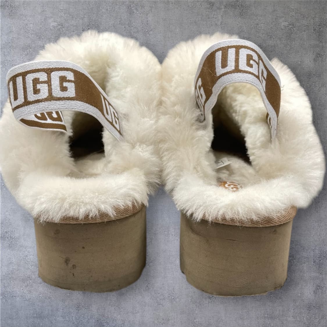 UGG 어그 체스트넛 펀케트 슬라이드 플랫폼 슬리퍼 37 상품이미지4