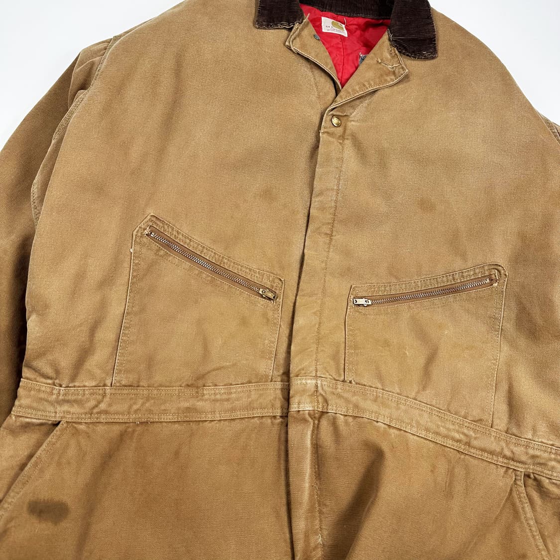 칼하트 오리지널 올드스쿨 베이지 점프슈트 (54R) 상품이미지5