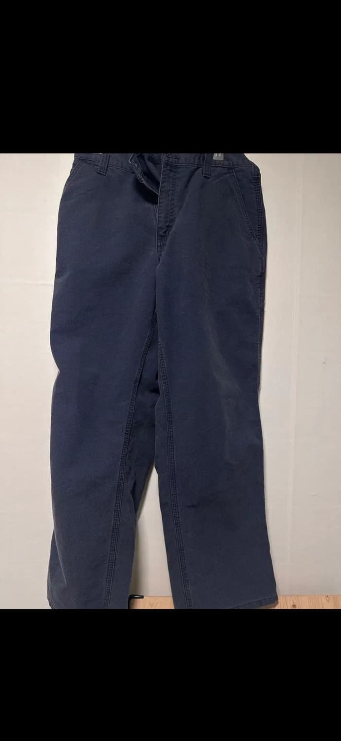 칼하트 던가리 싱글니 팬츠 미드나잇 블루 상품이미지1