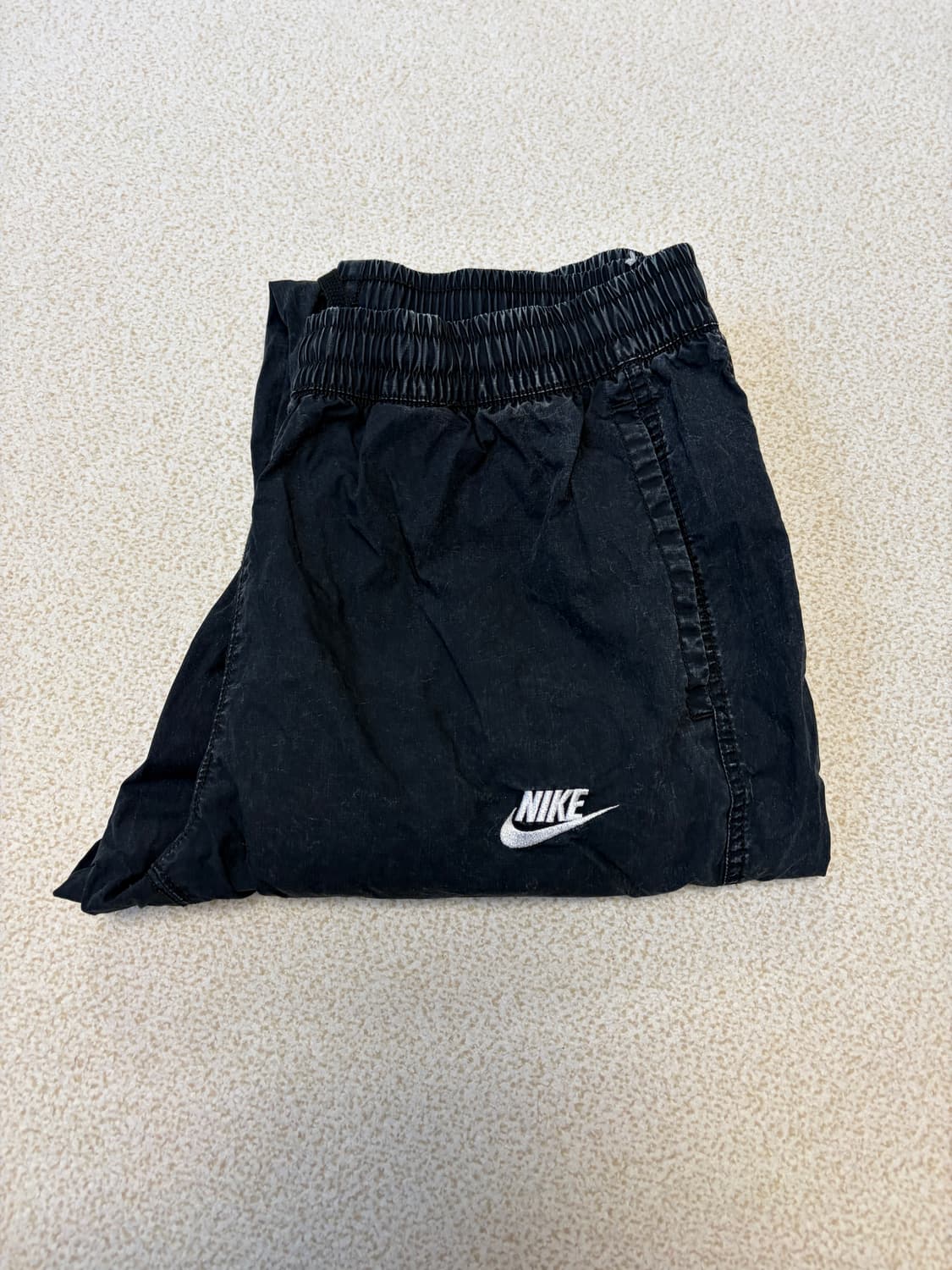 나이키 스우시 클럽 언라인드 우븐 조거 블랙 상품이미지9