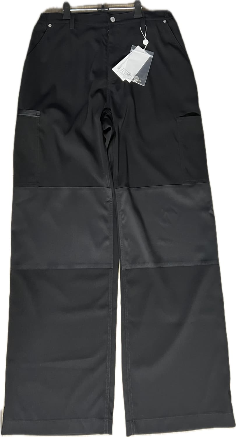 MM6 포플린 블랙 와이드팬츠 상품이미지6