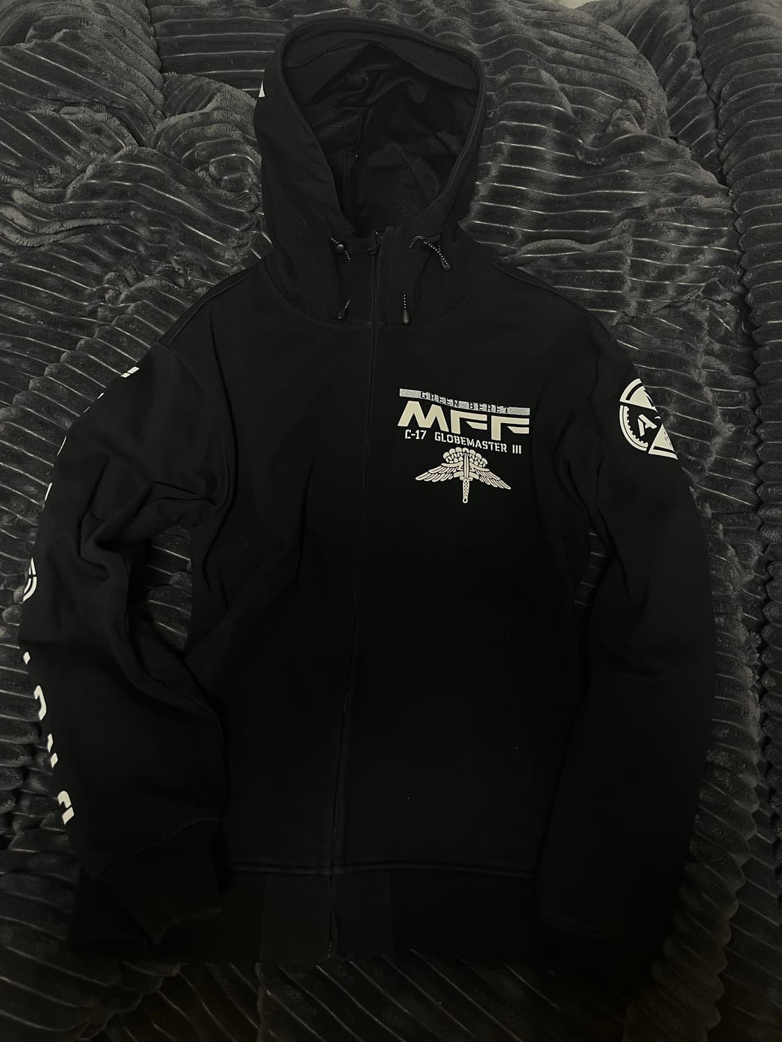 빈티지 밀리터리 하이넥 집업  상품이미지1