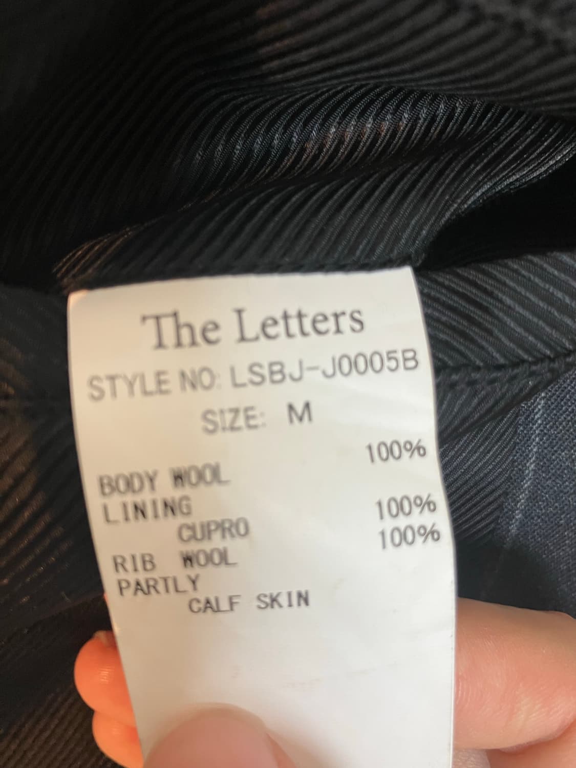 The letters western stripe jacket 상품이미지5