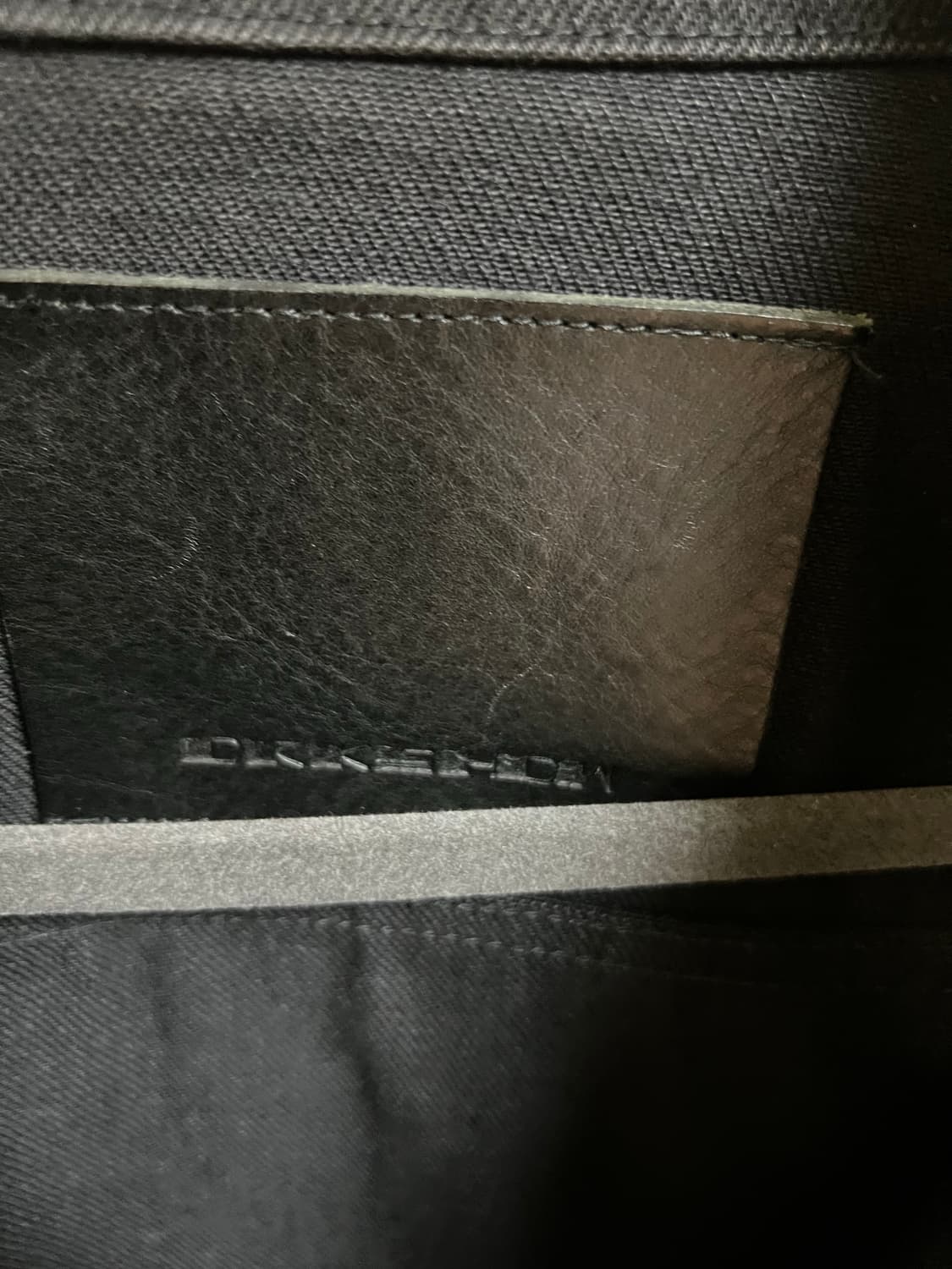 릭오웬스 데님16oz 셔츠 자켓 상품이미지3