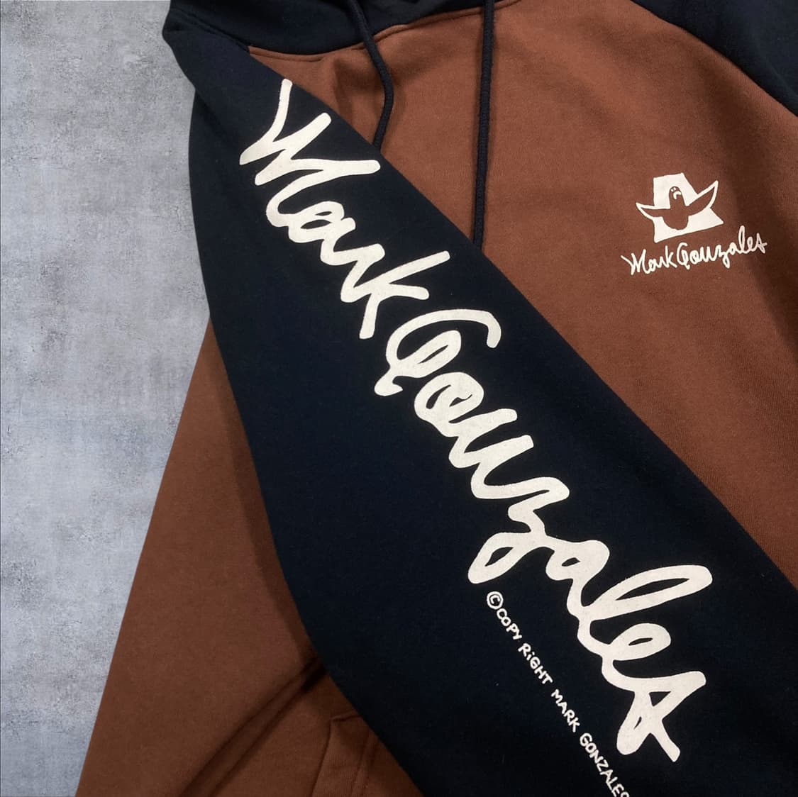 마크곤잘레스 믹스 컬러 스펠아웃 로고 후드티 상품이미지2