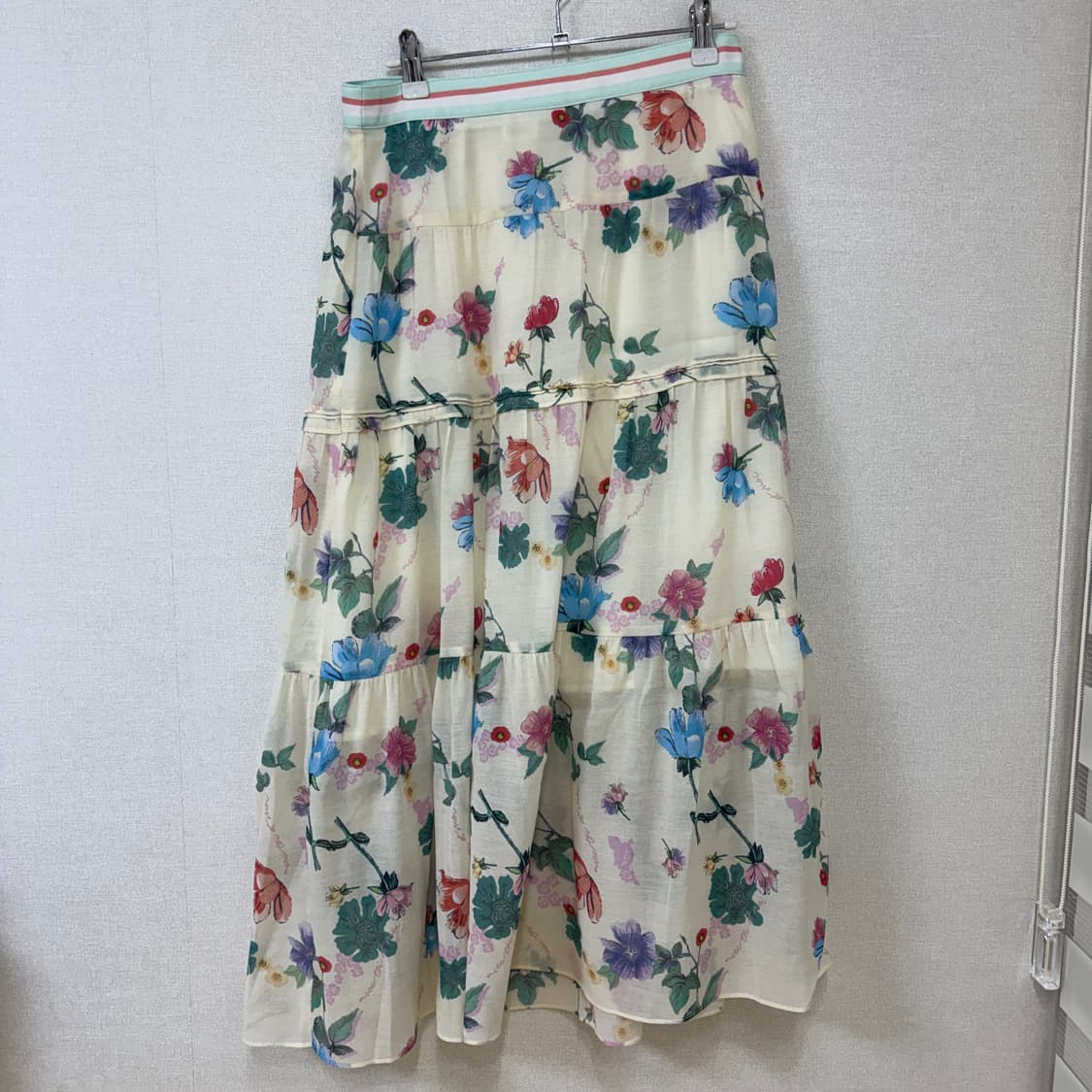 DEWL 듀엘 플라워 블라우스, 스커트 투피스 세트 상품이미지6