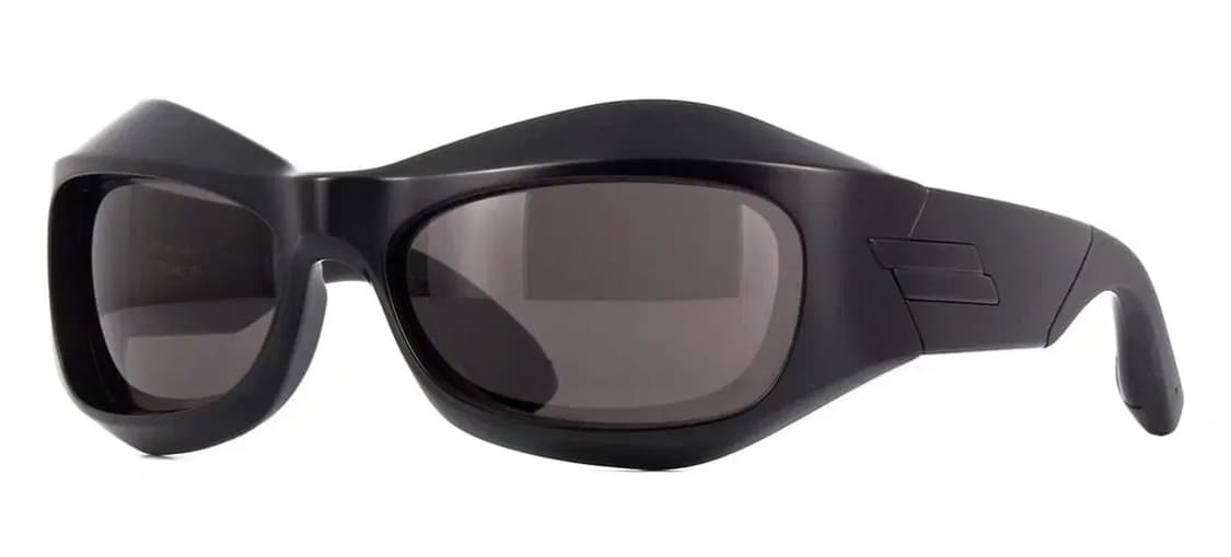 보테가베네타 랩어라운드 선글라스 블랙 상품이미지3