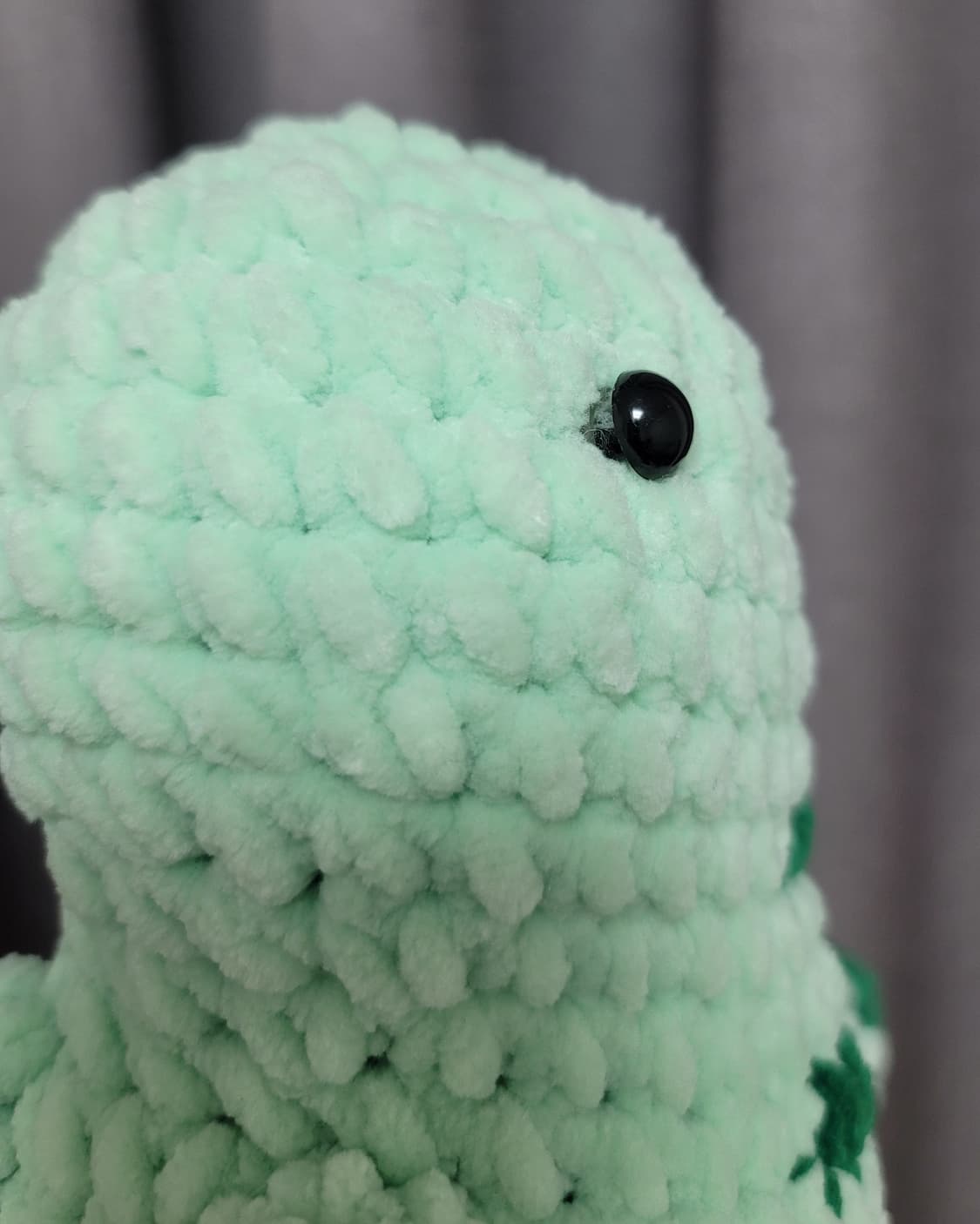 공룡 뜨개 인형(하자) 핸드메이드 솜인형 빈티지 손뜨개 도마뱀 용 캐릭터 상품이미지8