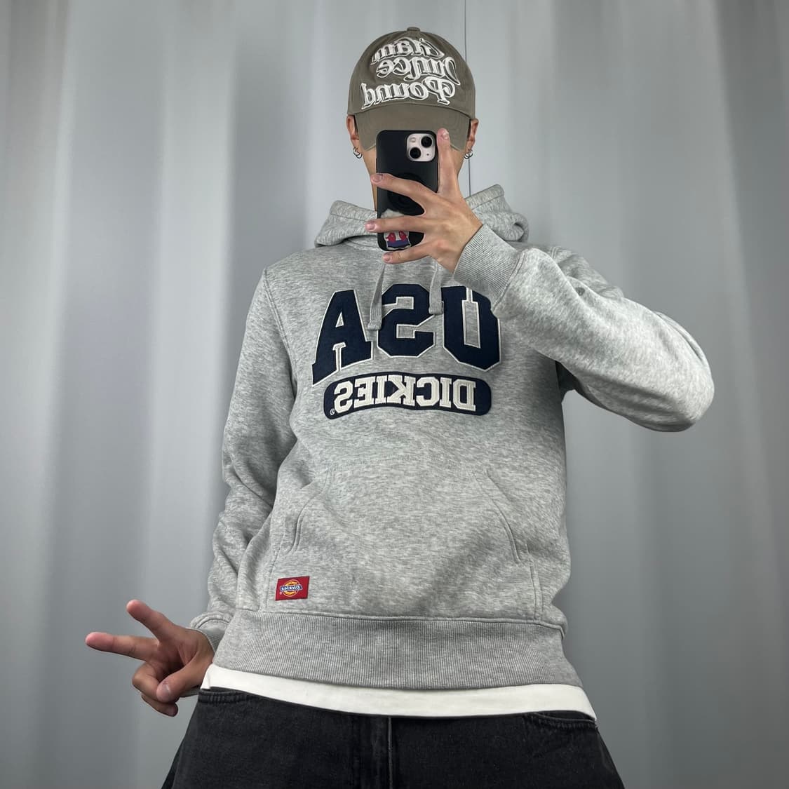 <디키즈 USA 패치 로고 후드티> No.1264 상품이미지2