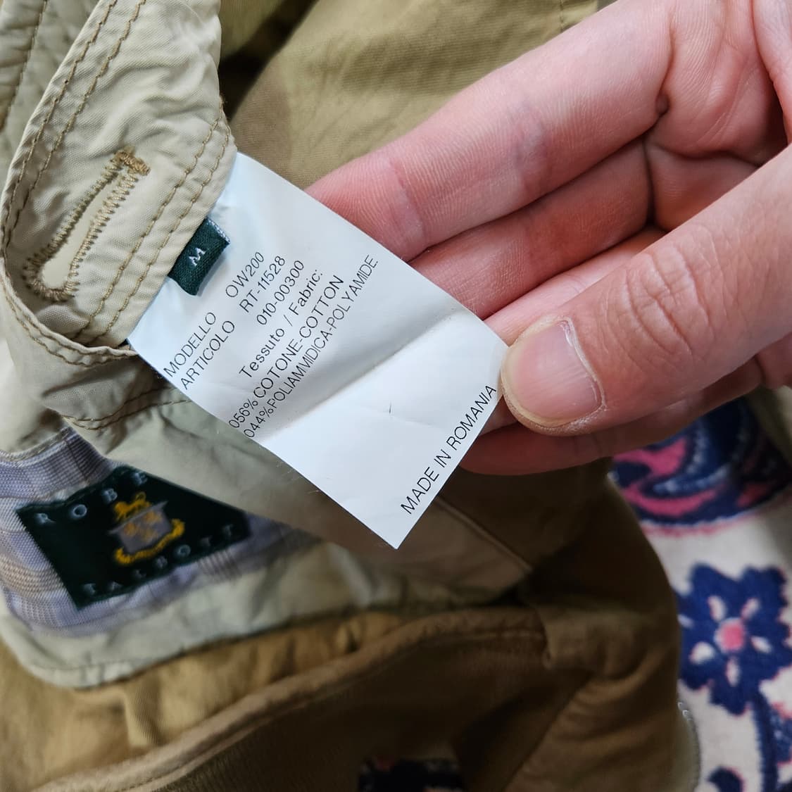 Robert Talbott 클레식 헤링턴 봄버자켓 M size 상품이미지9