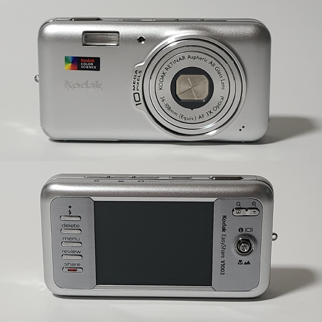 코닥 이지쉐어 V1003 조리개 불량 빈티지 디카 고장 상품이미지4