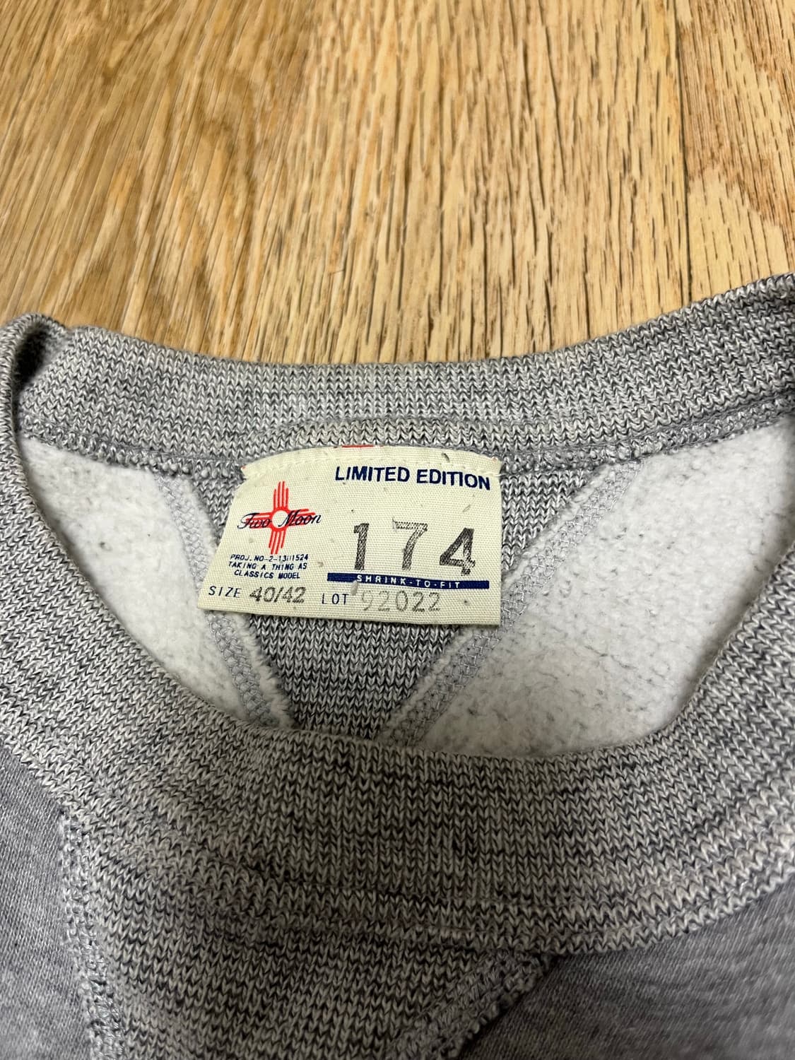 투문 Lot.92022 루프휠 스웻셔츠 상품이미지4