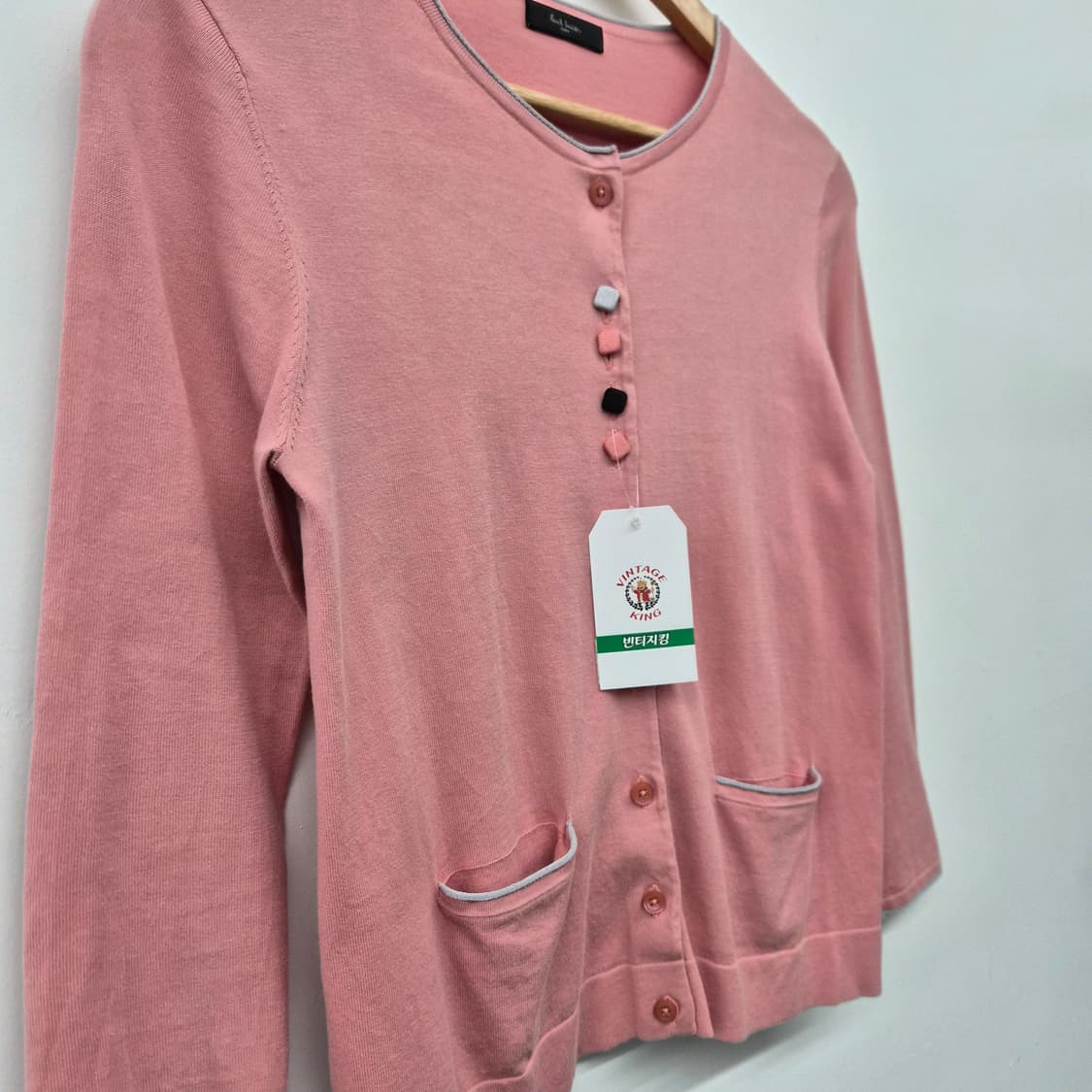 폴스미스 핑크 가디건 니트 여성 S 상품이미지2