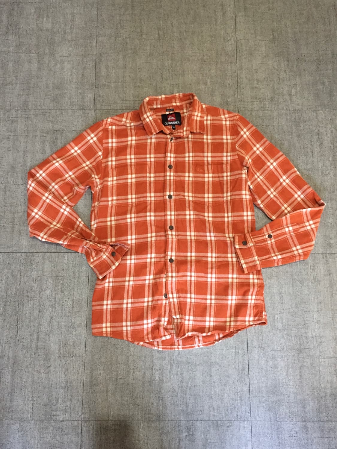 일본빈티지 Quiksilver 올드스쿨아메카지 혁오풍 복고셔츠 상품이미지1